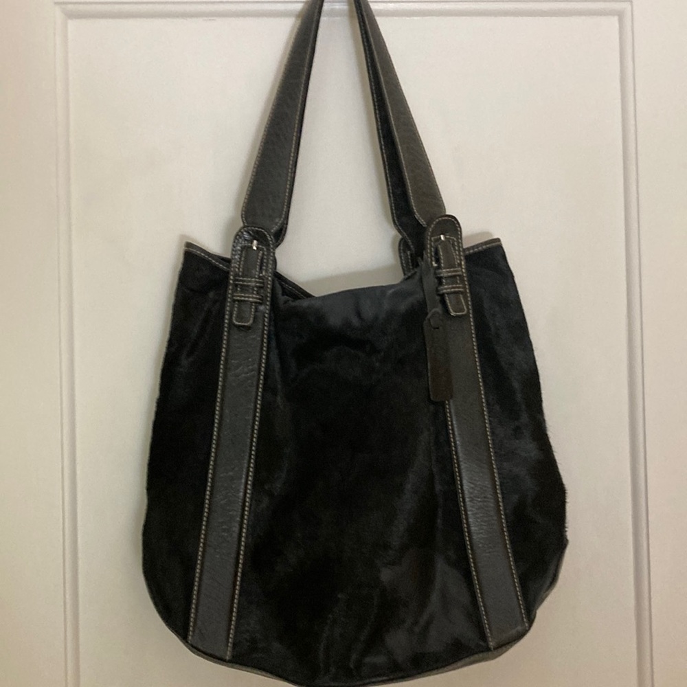Aqua Madonna cowhide shoulder bag